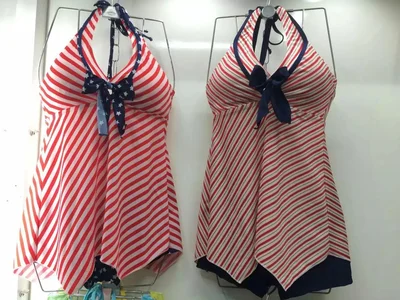 Three-Piece Bikini Jacket Boxers Swimsuit 8508