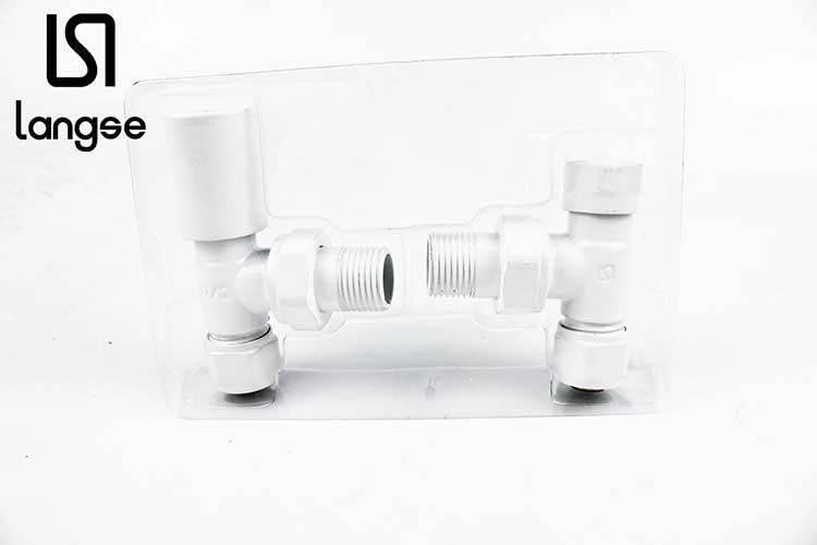 High-Grade Electroplating Paint Copper Heating Valve Set Langse Color Box Specification drawing