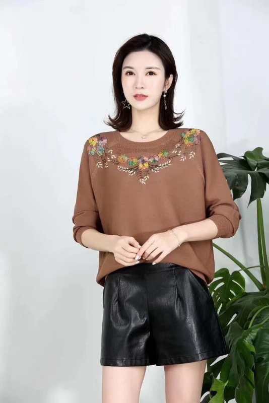 Hot style ladies cardigan T-shirt t-35 thumbnail