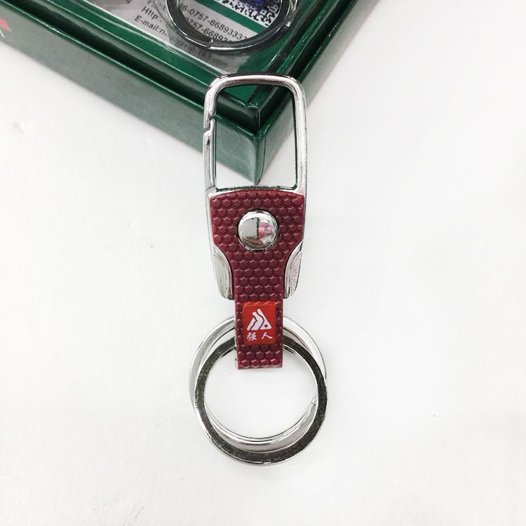 Strong Person Keychain Stainless steel double-ring keychain 432 Application Scenario