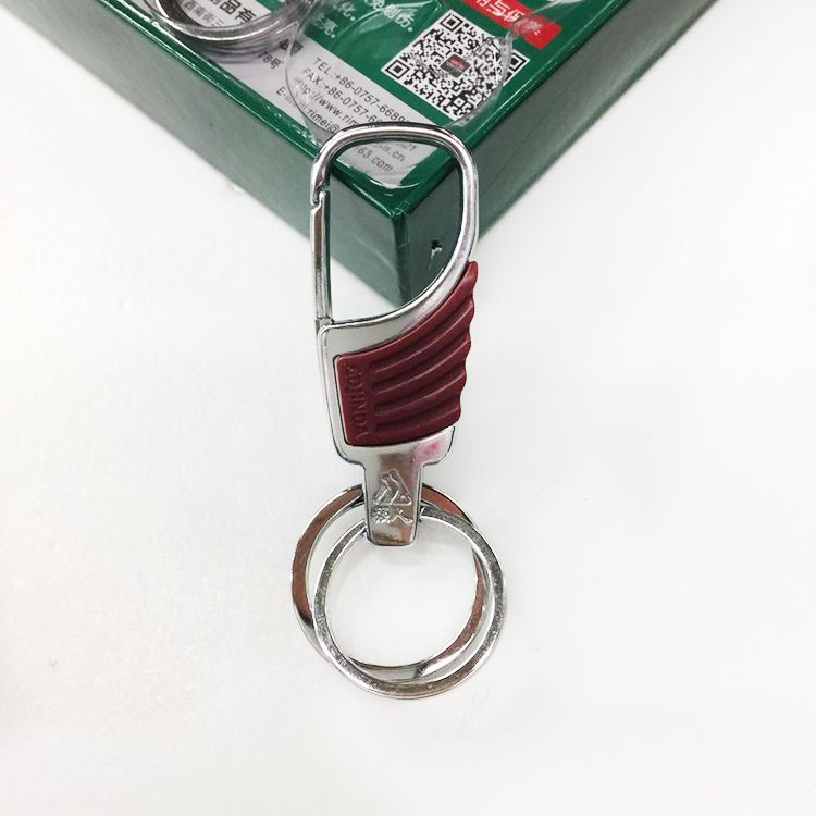 Strong Person Keychain Stainless steel metal Double Ring keychain 431 Application Scenario
