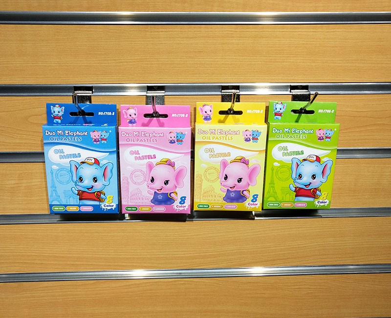 Dori Elephant 8-color oil pastels, smooth and special offer, 6-jiao crayons, student drawing, doodle stationery, prizes, customizable wholesale available detail image 4