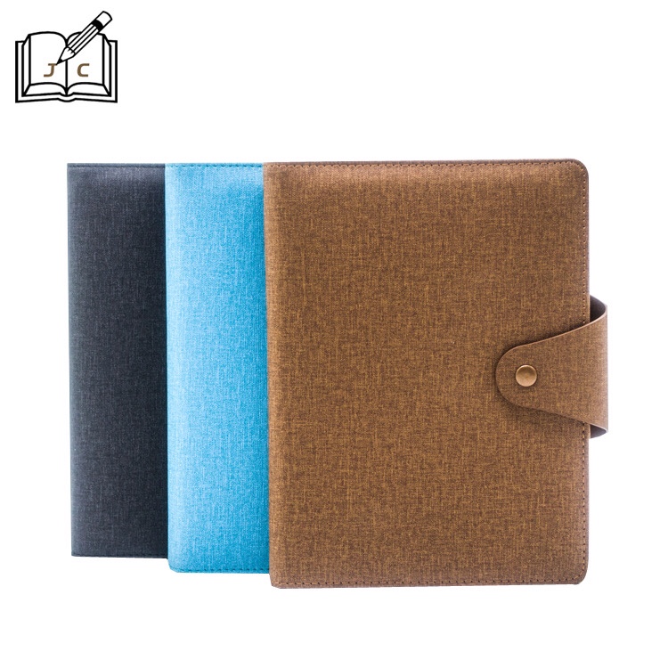 Factory spot wholesale business notebook with buckle imitation leather PU leather notebook office loose-leaf notebook thumbnail