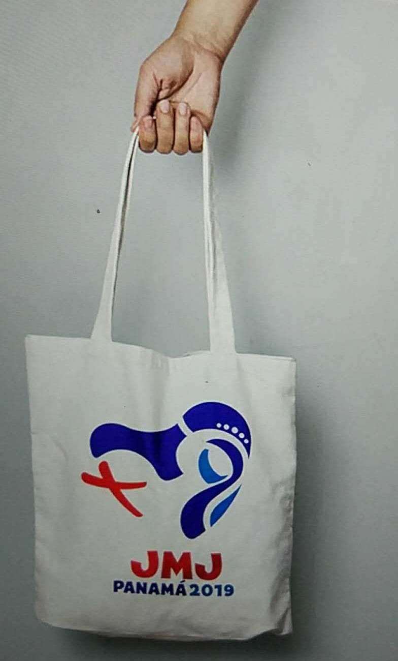 涤布购物袋🛍️白底实物图