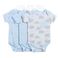 婴儿3件装三角哈衣 新品婴幼童短袖休闲宝宝爬服连体衣新生儿衣服细节图