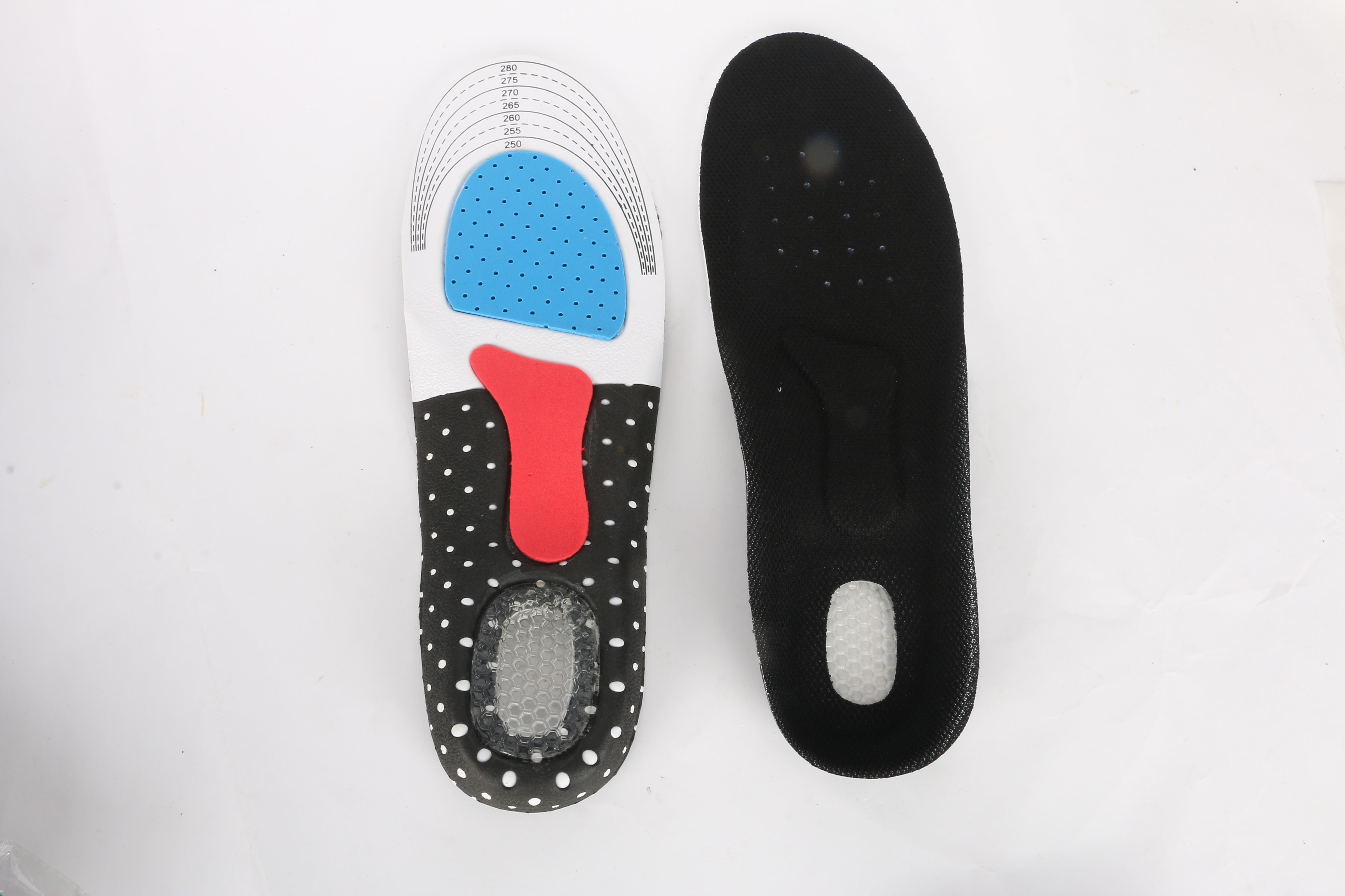 Military training insoles, multi-functional sports insoles, men's and women's thickened shock-absorbing basketball, football honeycomb sports shock-absorbing insoles full figure