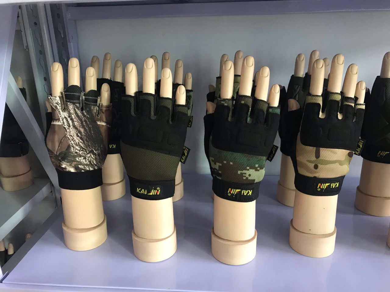 Camouflage Half-Finger Gloves
