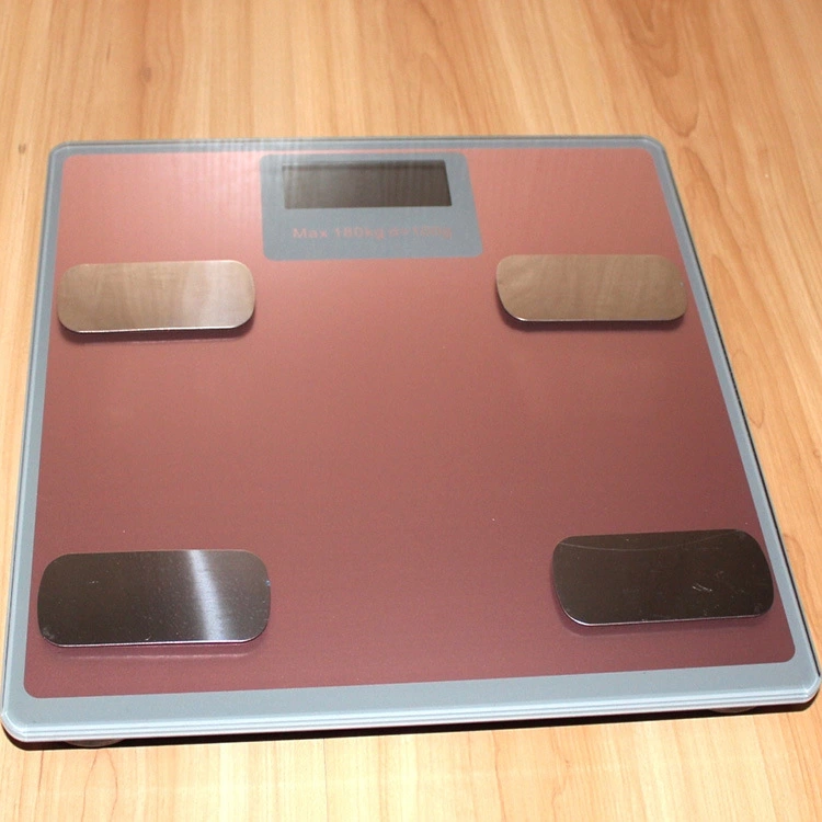 智能体重秤人体电子称体脂秤人体秤脂肪秤蓝牙秤手机APP健康秤 https://白底实物图