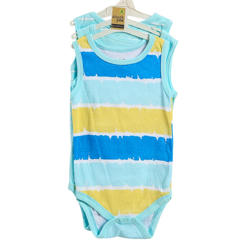 新款婴儿童无袖连体衣男款夏季背心三角哈衣新生儿包屁衣宝宝爬服详情图7