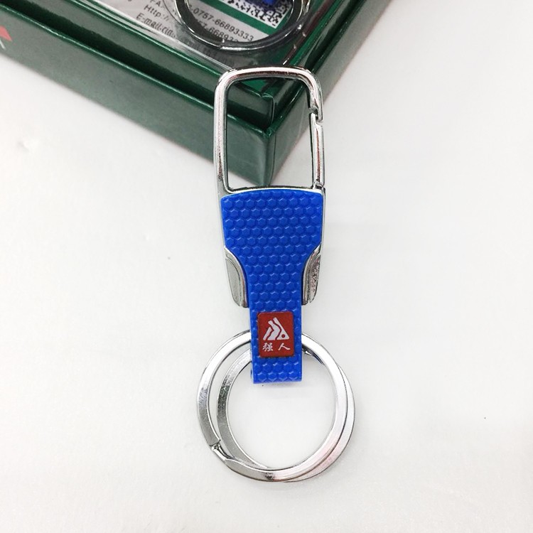 Strong Person Keychain Stainless steel double-ring keychain 432 detail image 3