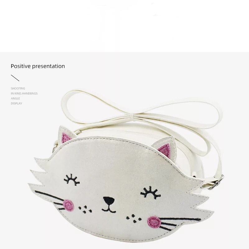 猫咪儿童斜挎包单肩包