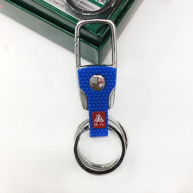 Strong Person Keychain Stainless steel double-ring keychain 432 details Picture