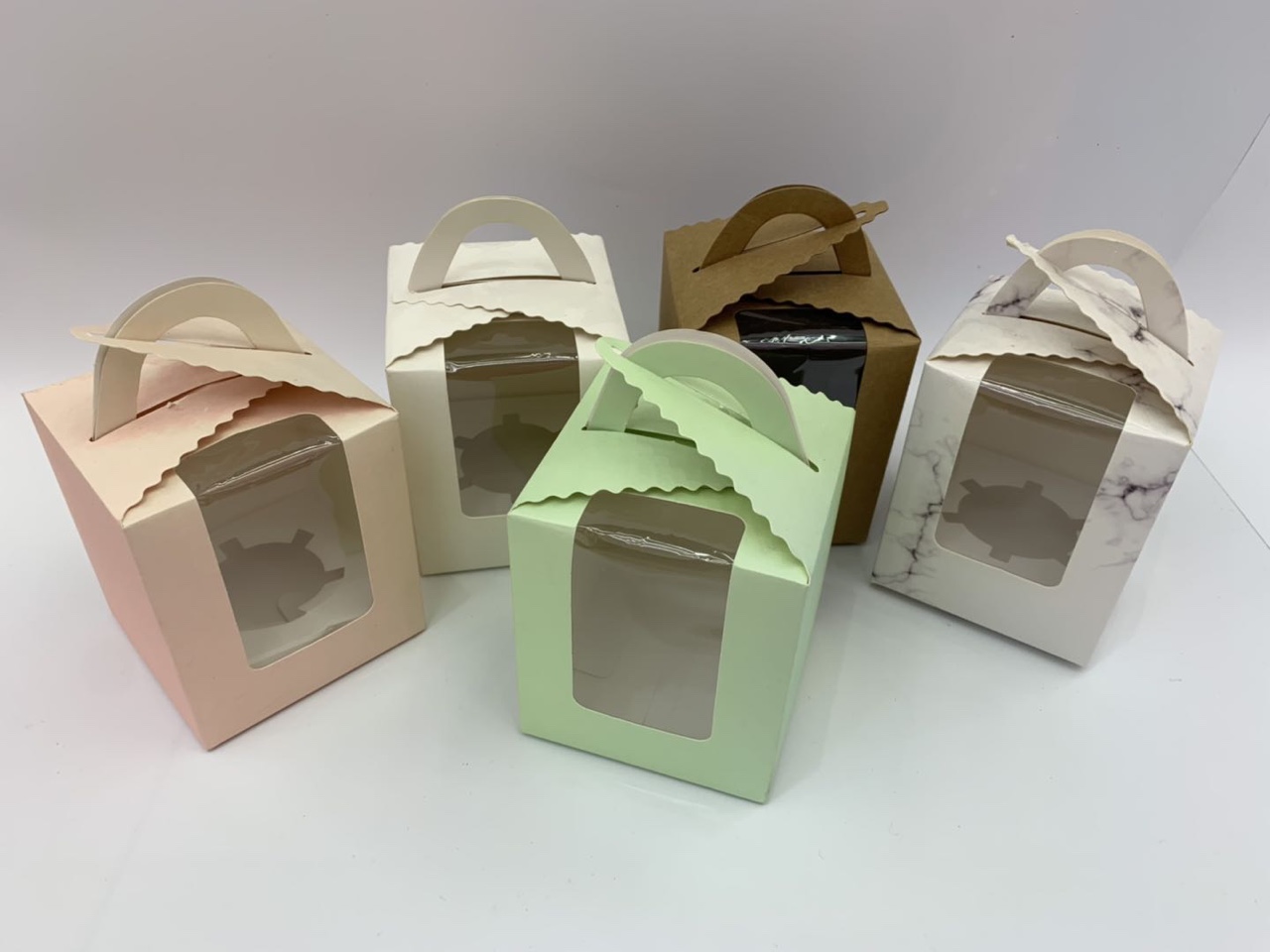 彩色小蛋糕盒蛋挞盒 多色 环保