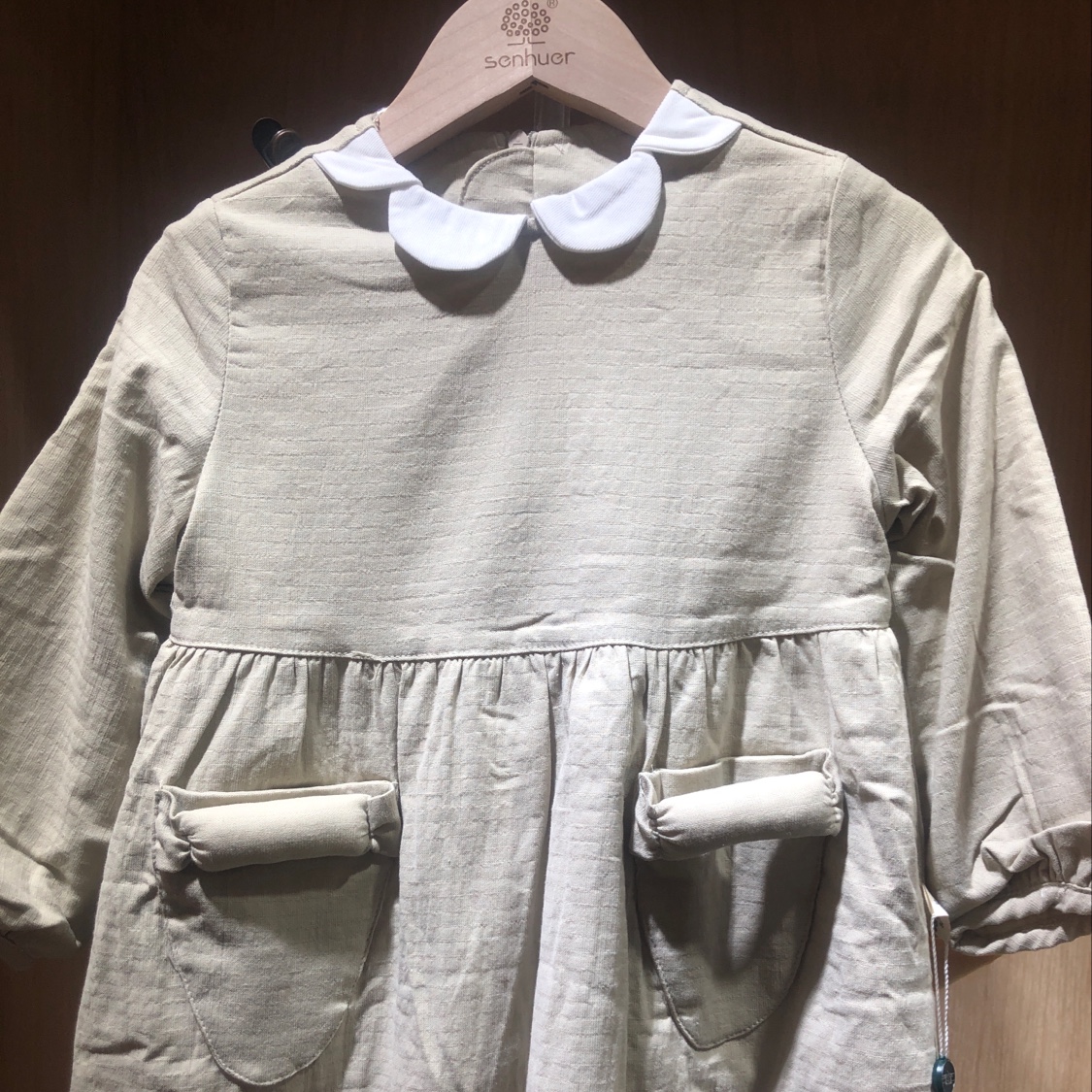 Children's long-sleeved dress 7 details Picture