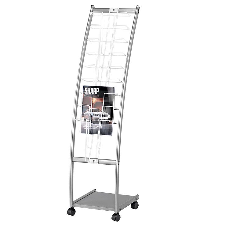 Jh-257 magazine rack advertisement rack newspaper display rack Periodical rack book rack landing magazine rack display rack manufacturer thumbnail