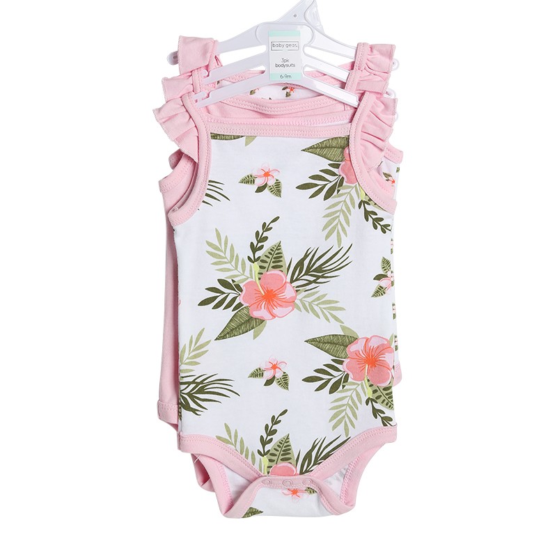 新款婴儿无袖吊带连体服女宝宝夏季背心三角哈衣新生儿包屁服爬服详情图4