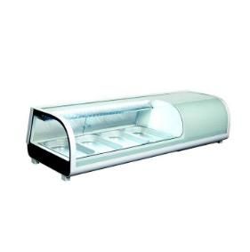 RTS-42/GF-348 sushi cabinet, seafood refrigeration and preservation display cabinet, commercial countertop cooked food and cold dish freezer, dessert freezer and cold storage cabinet