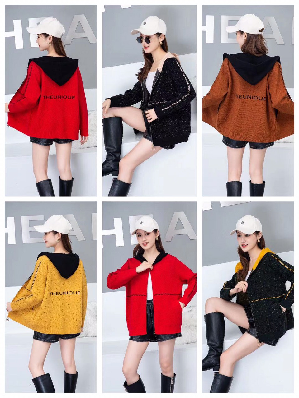Coloured hat cashmere thumbnail