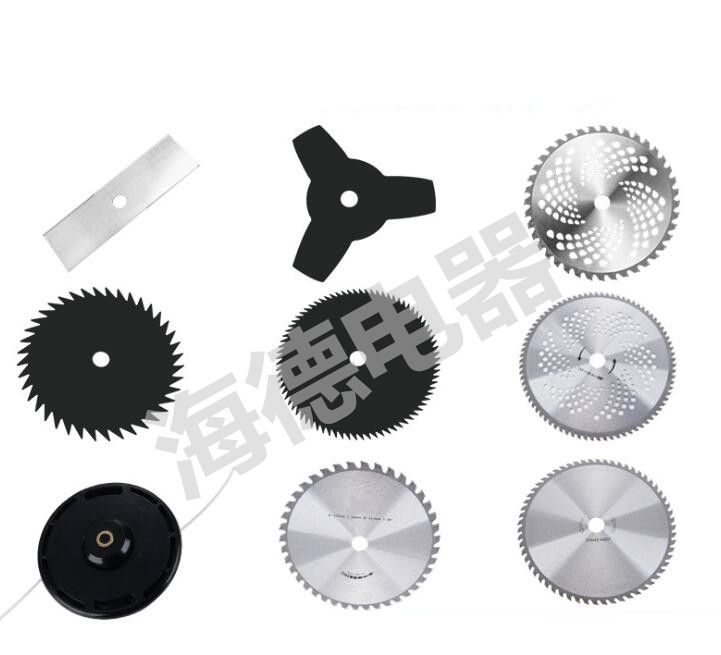 Toothed lawn mower blade alloy lawn mower cutting and irrigation machine Manganese steel circular saw blade one word blade