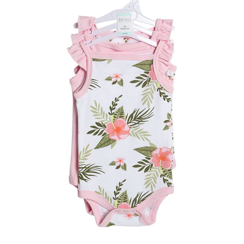 新款婴儿无袖吊带连体服女宝宝夏季背心三角哈衣新生儿包屁服爬服产品图
