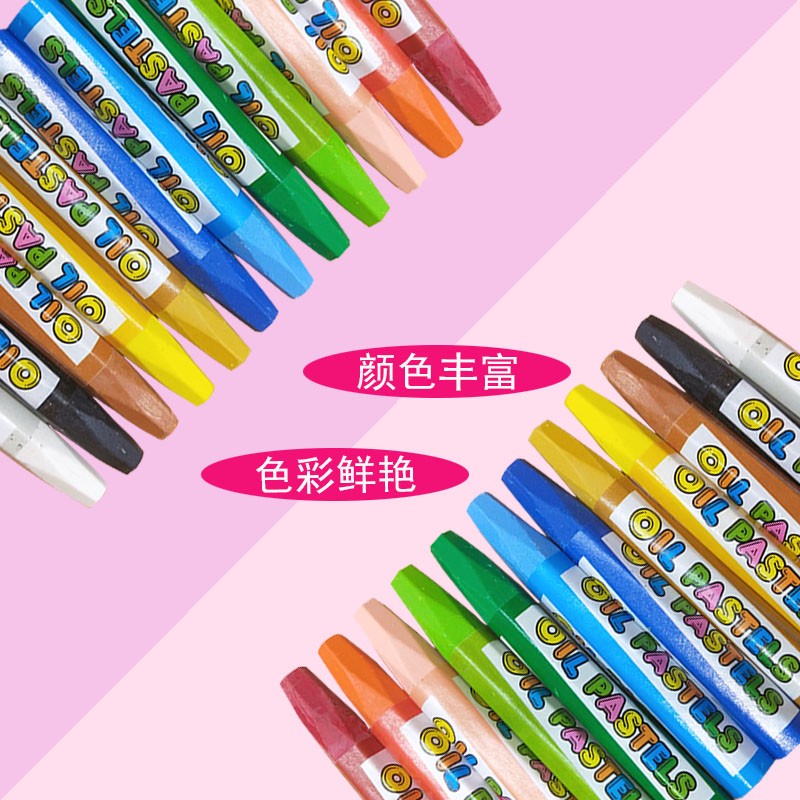 Dori Elephant 8-color oil pastels, smooth and special offer, 6-jiao crayons, student drawing, doodle stationery, prizes, customizable wholesale available detail image 2
