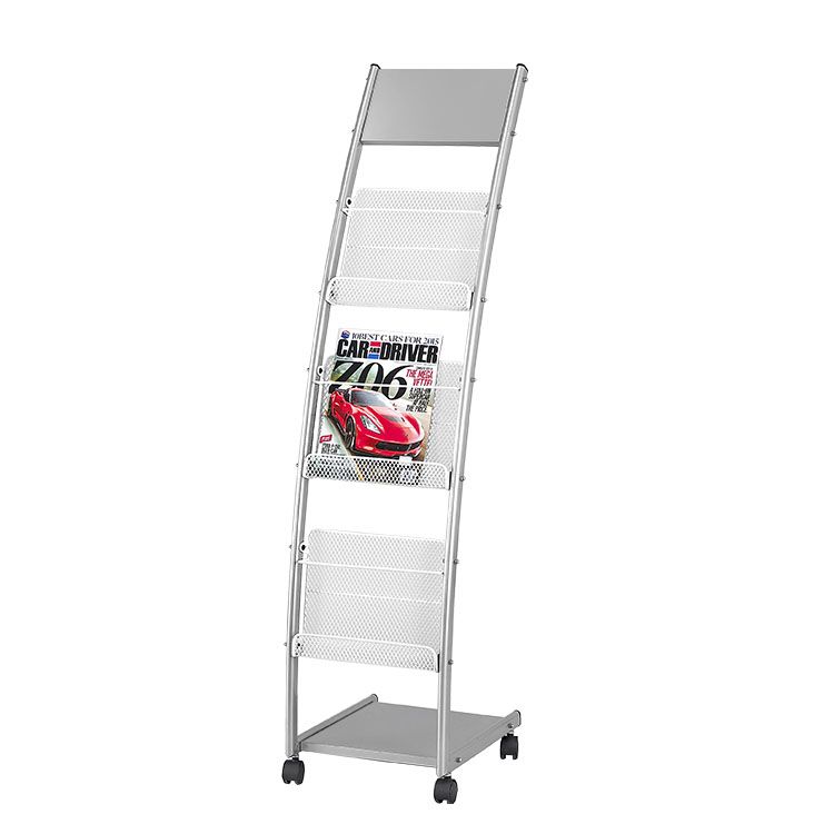 Jh-202 magazine rack advertisement rack newspaper display rack Periodical rack book rack landing magazine rack display rack manufacturer thumbnail