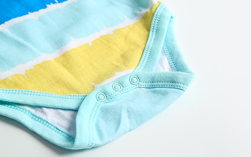 新款婴儿童无袖连体衣男款夏季背心三角哈衣新生儿包屁衣宝宝爬服详情图10