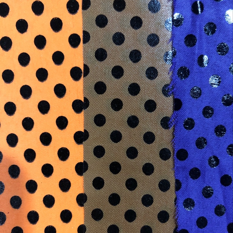 少量现货防水点子黑点面料布料多色