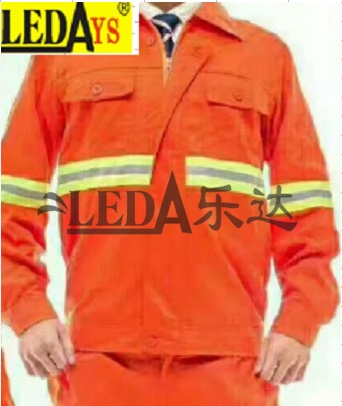 Sanitation workers wear uniforms