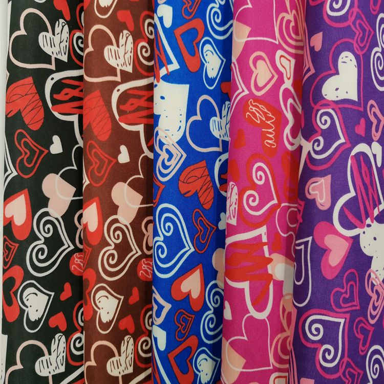 Peach Skin Printed Fabric 003