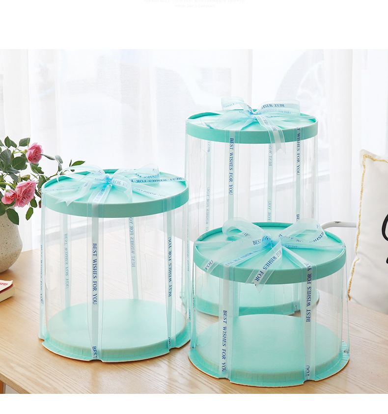 High-end transparent cake box details Picture