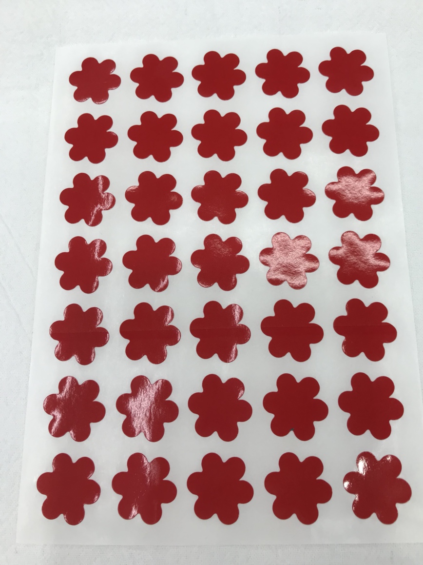 小红花贴纸儿童姓名贴防水自粘手写标签贴纸可爱记号小学生写名字小签名书本杯子标记分类不干胶口取纸价格标签贴口曲纸