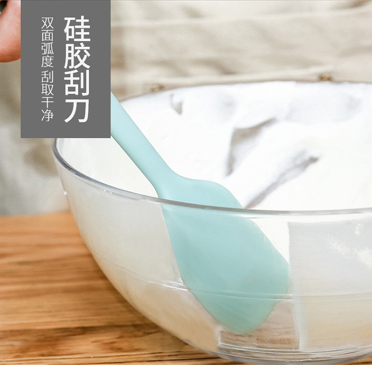 Silicone spatula, soup spoon, non-stick pan, stir-frying spatula, spatula and soup spoon set, household kitchenware set (soup spoon) detail image 11
