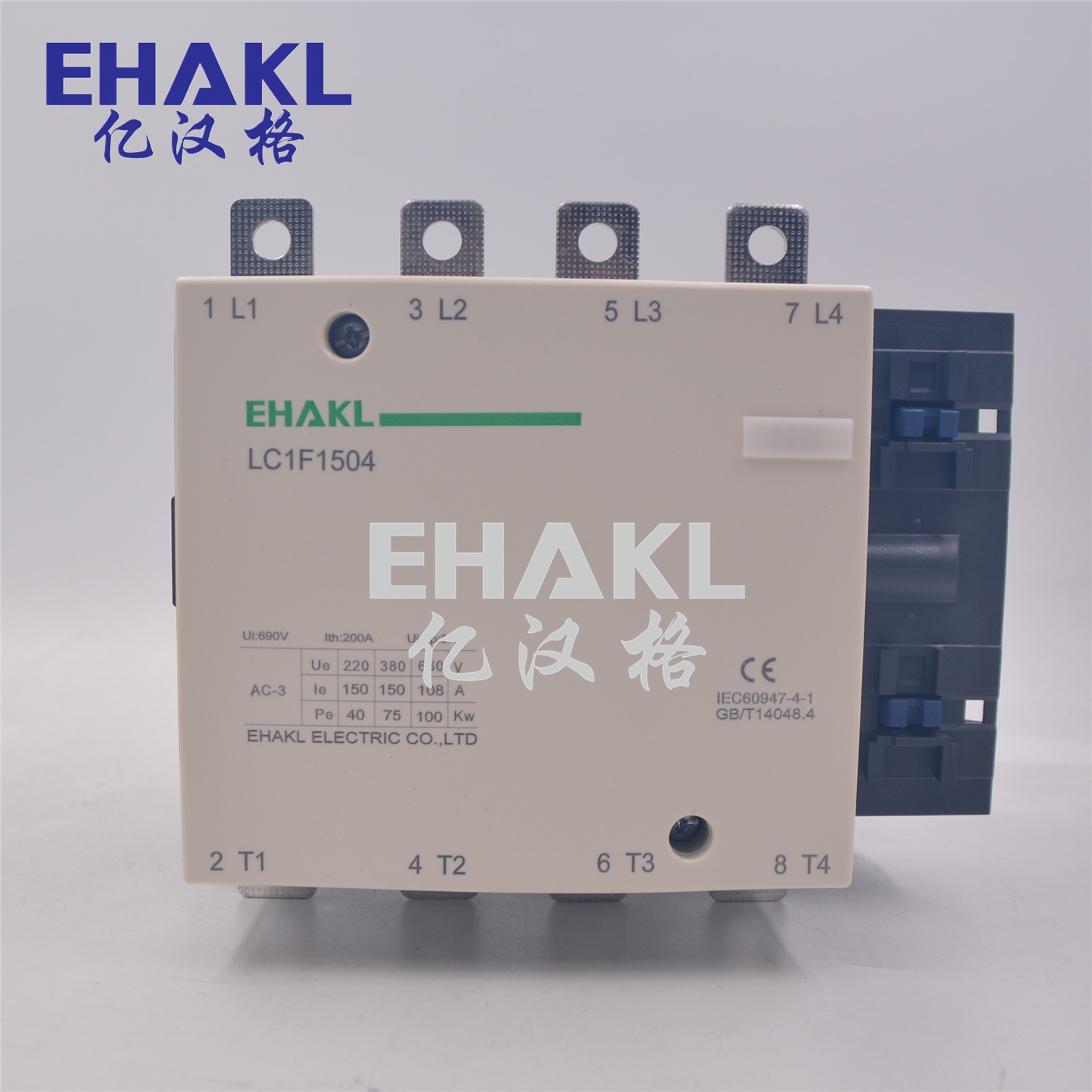 亿汉格原装正品低压接触器LC1-F1504M7详情3