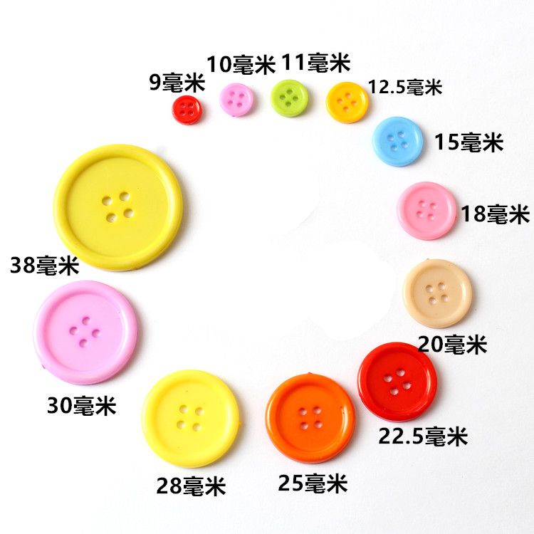 Children handmade buttons kindergarten creative DIY buttons thumbnail