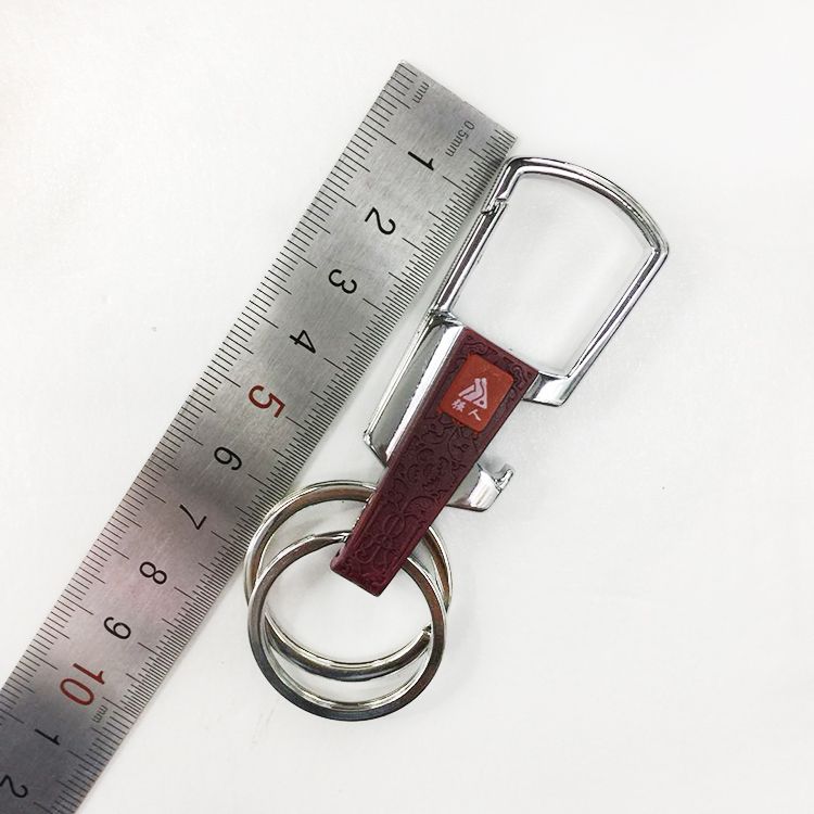 Strong Person Keychain Stainless steel Double Ring Keychain 472 box set undefined