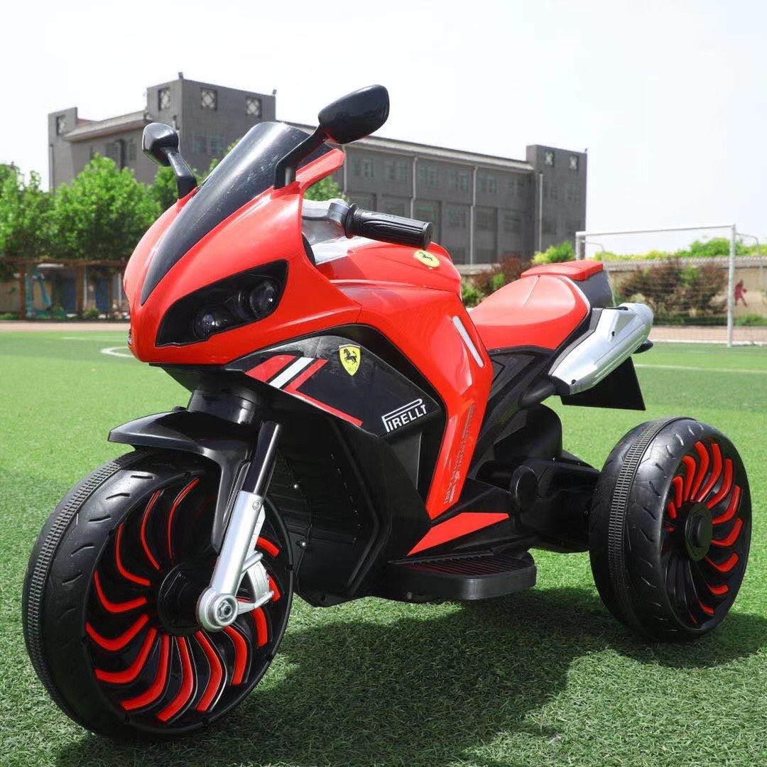 The largest children's electric motorcycle in the market is suitable for children aged 2 to 9 and can be equipped with a spray undefined