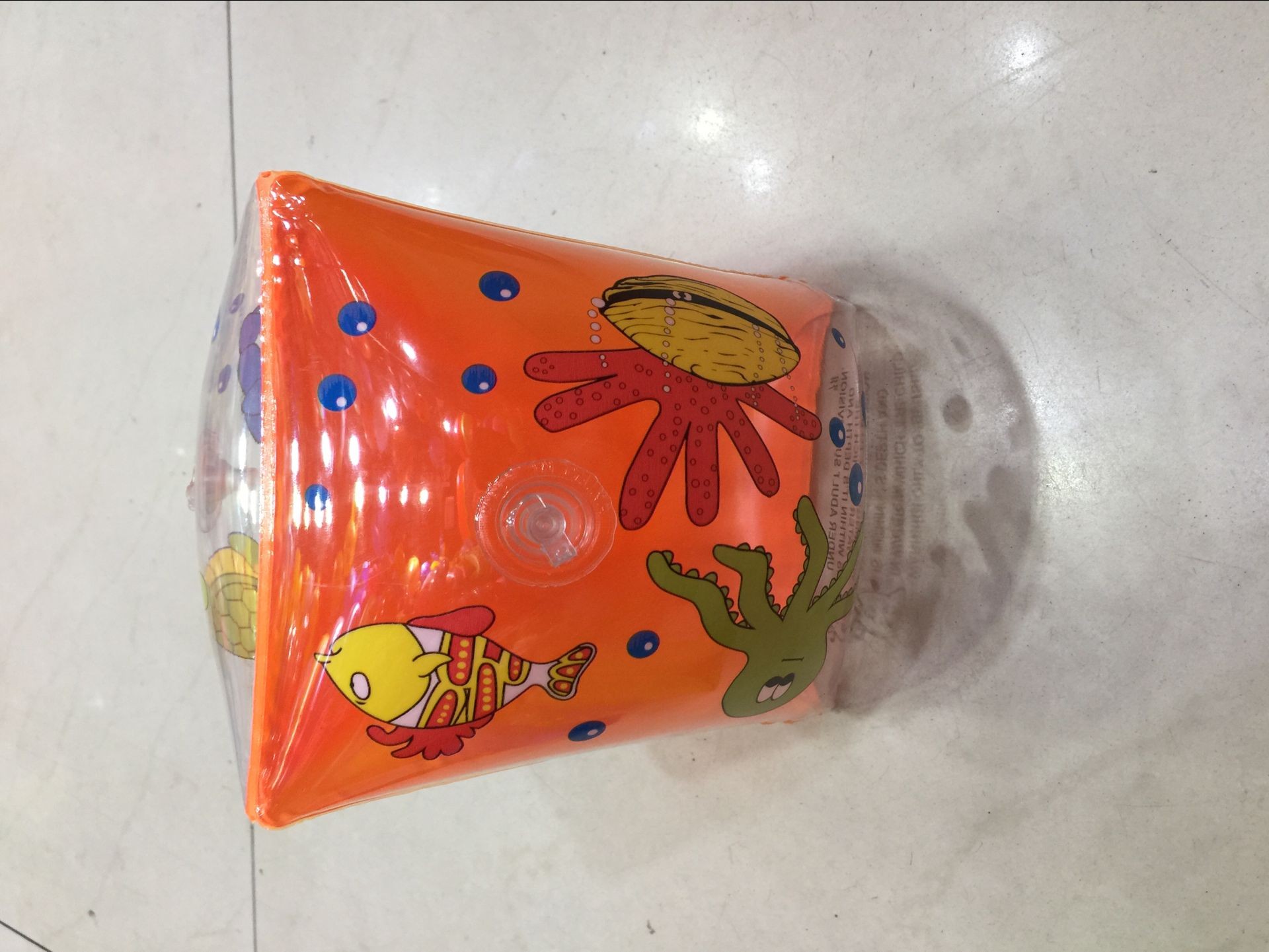 游泳装备儿童游泳水袖 冲气囊 手臂圈 保护圈 儿童透明水袖 粉色详情图5