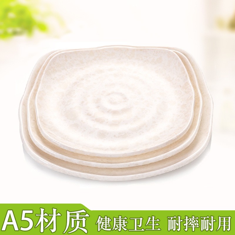 密胺餐具大理石花纹盘详情图3