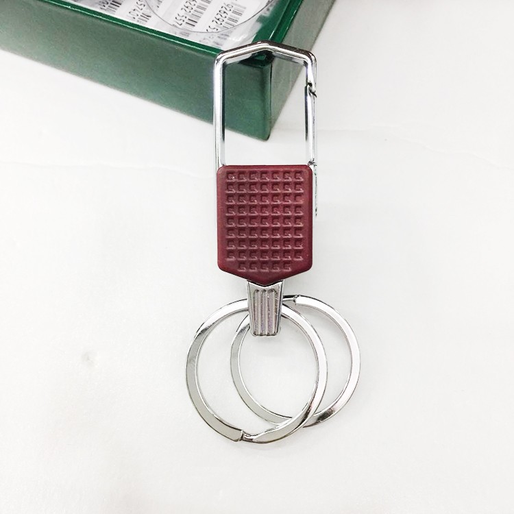 Strong Person Keychain Stainless steel Double Ring keychain 468 detail image 3