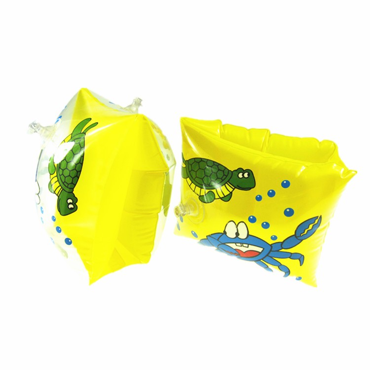 游泳装备儿童游泳水袖 冲气囊 手臂圈 保护圈 儿童透明水袖 粉色详情图4