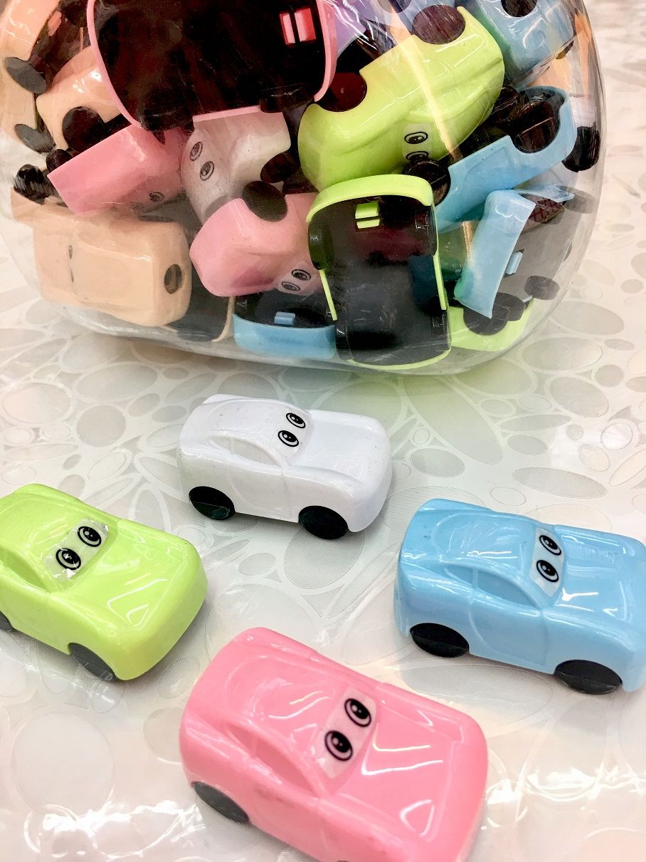 3023 Cartoon Cute Car single-hole Pencil sharpener, student supplies