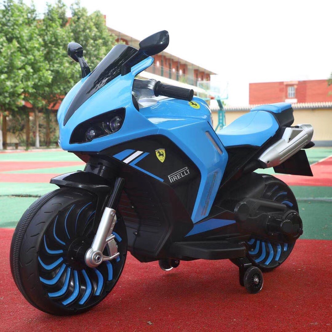 The largest children's electric motorcycle in the market is suitable for children aged 2 to 9 and can be equipped with a spray Application Scenario
