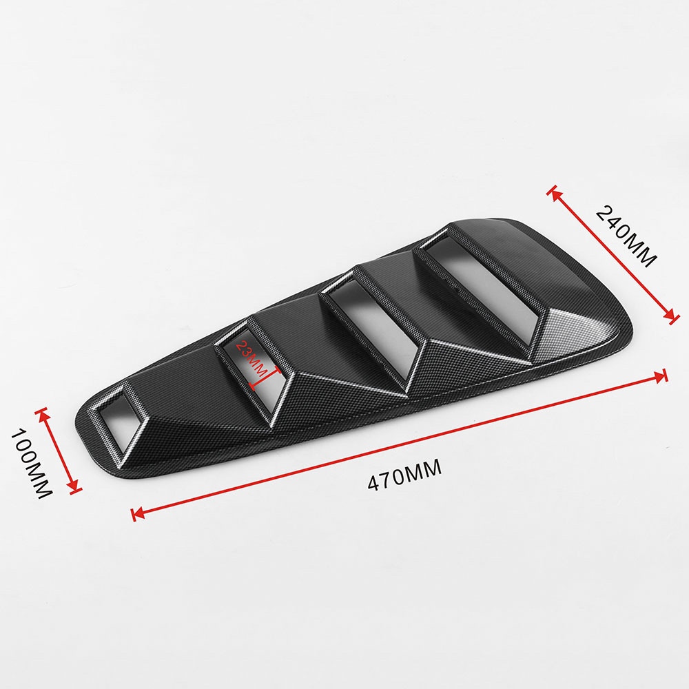 跨境热销汽车通用改装适用于福特侧窗百叶窗通风口黑色进气面板