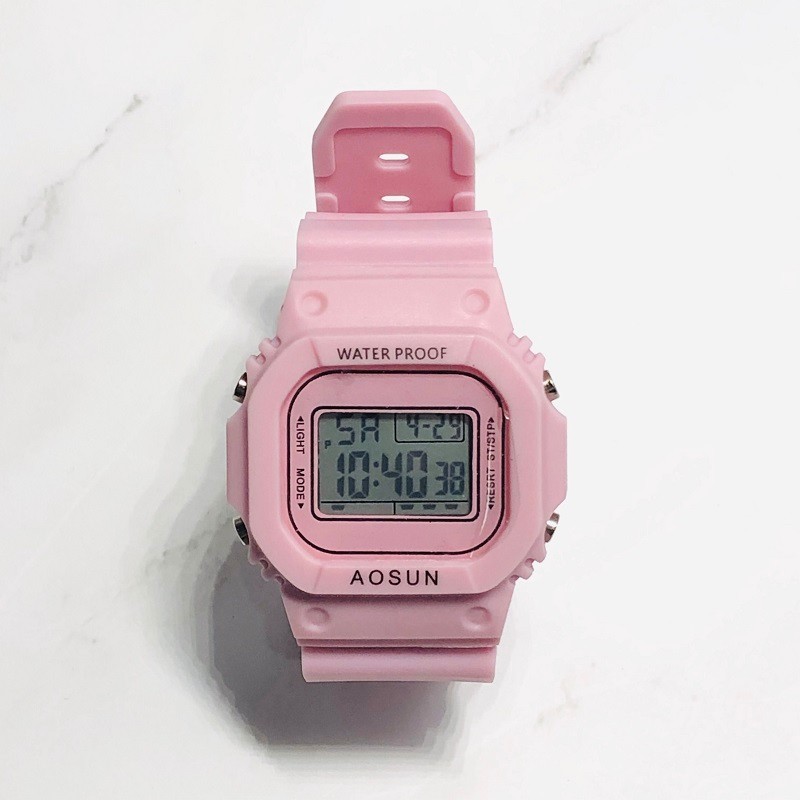 The new Instagram bestseller boxed student electronic sports candy-colored luminous watch pic 7