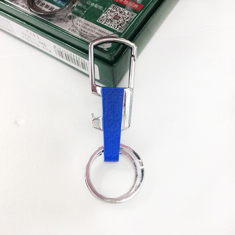 Strong Person Keychain Stainless steel Double Ring Keychain 472 box set detail image 4