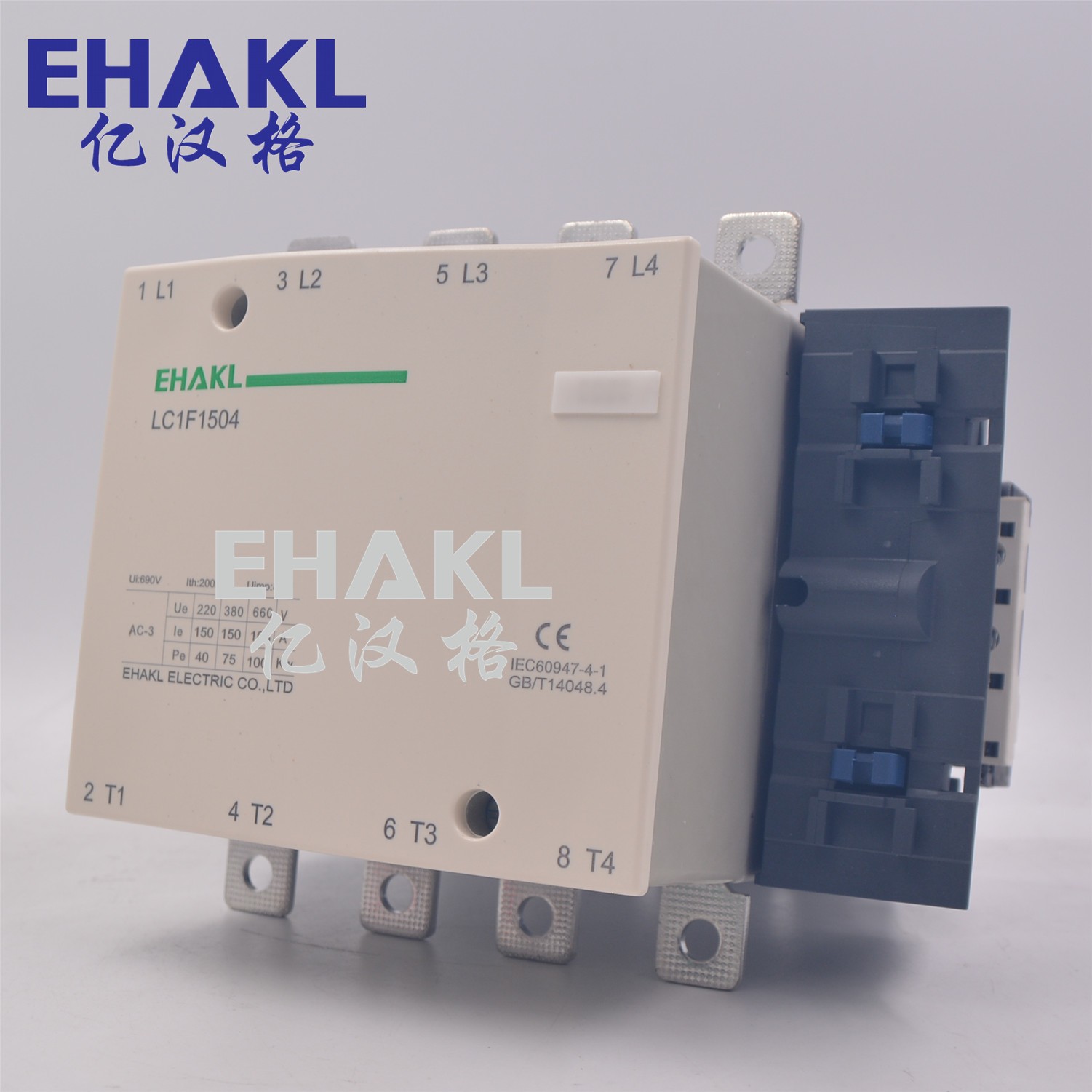 亿汉格原装正品低压接触器LC1-F1504M7详情4