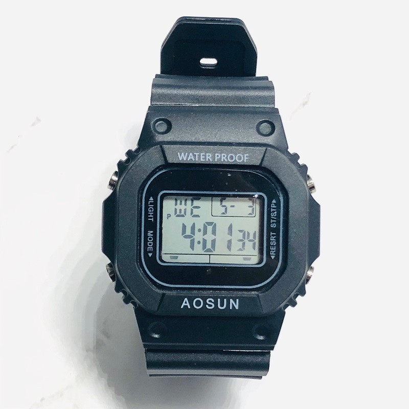 The new Instagram bestseller boxed student electronic sports candy-colored luminous watch pic 2