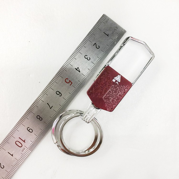 Strong Person Keychain Stainless steel Double Ring keychain 468 detail image 4