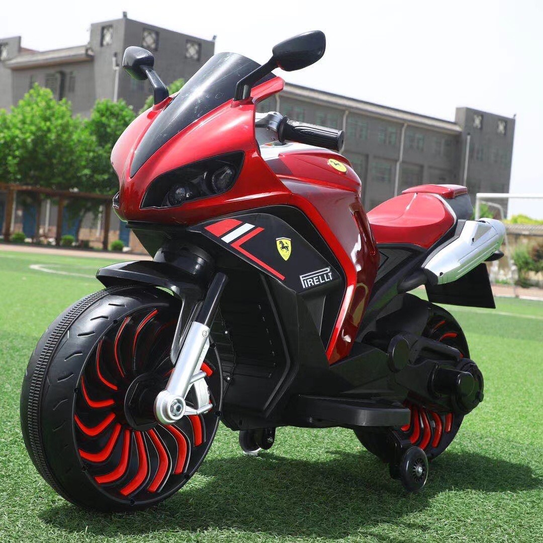 The largest children's electric motorcycle in the market is suitable for children aged 2 to 9 and can be equipped with a spray undefined